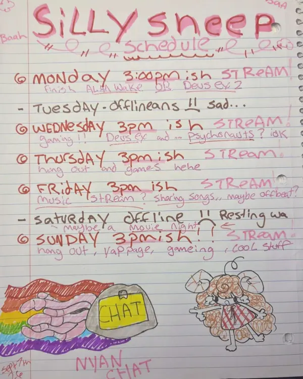 Schedule of 2026-09-07 Schedule of 2026-09-07
